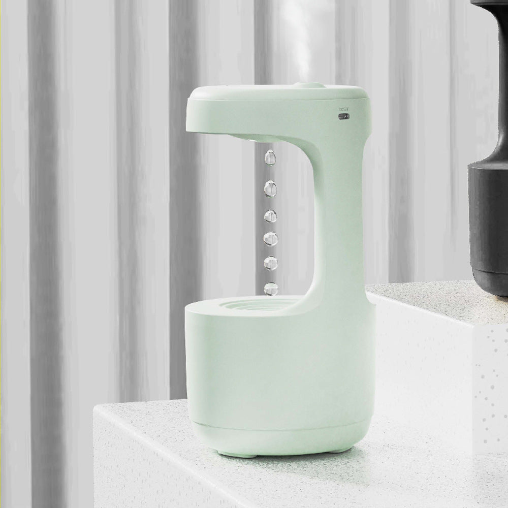 Anti Gravity Humidifier With Clock Water