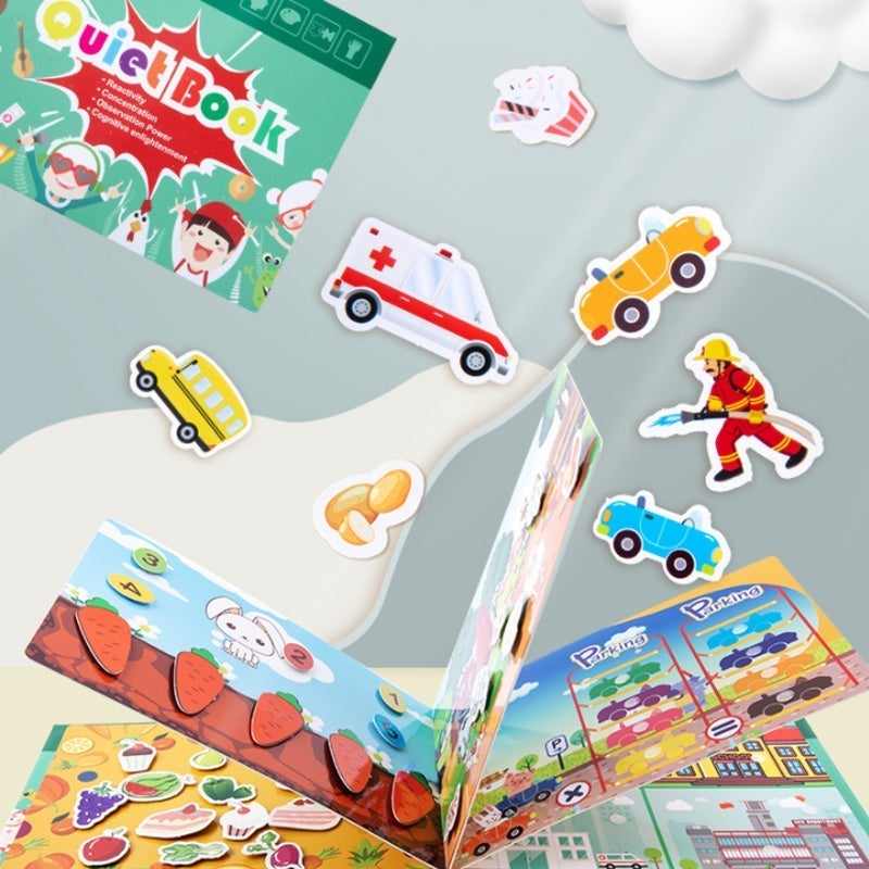 Busy Book For Kids: Montessori Educational Toys To Develop Learning Skills