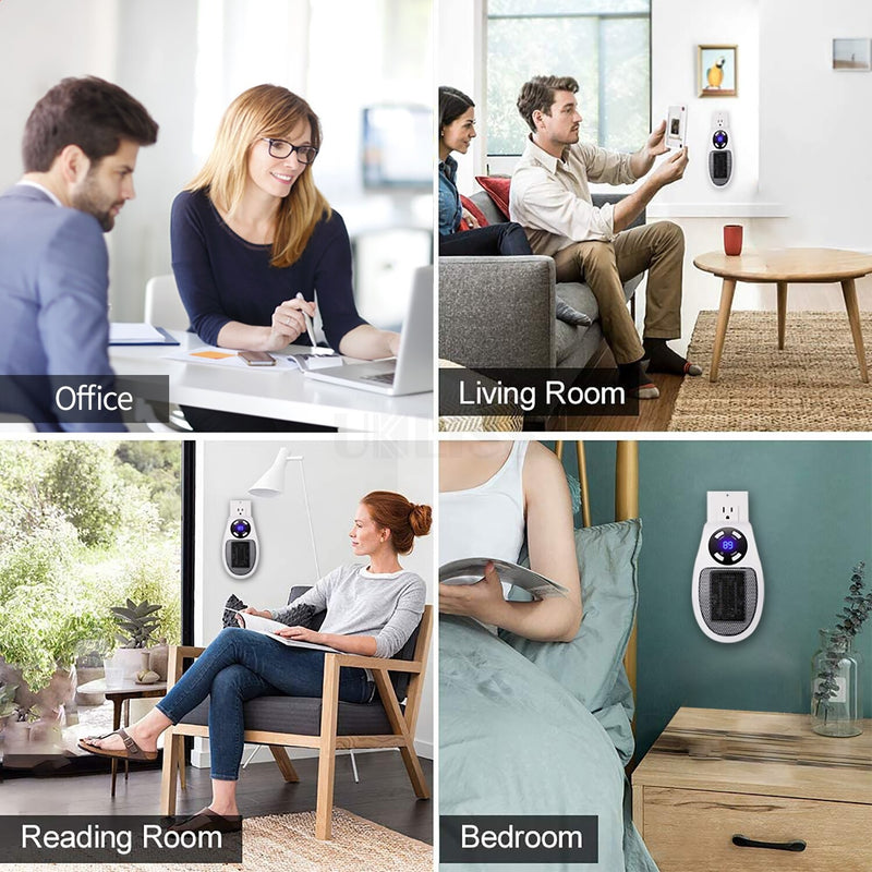Electric Heater For Home : Portable Small Space Heater 500W For Large Room - SKINMOZ MARKET