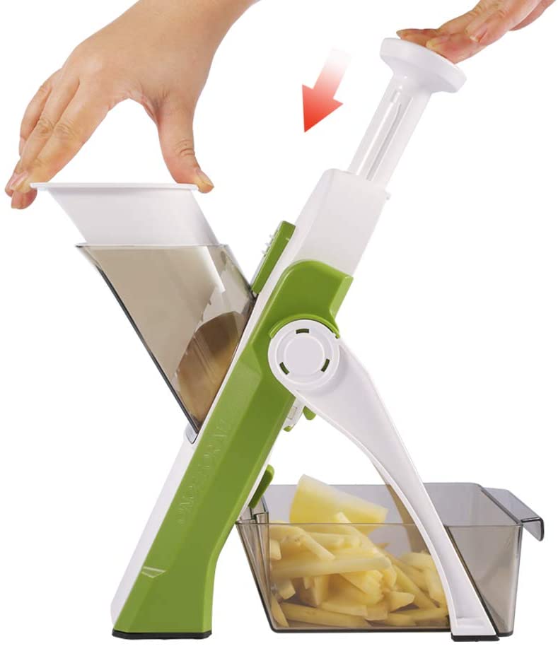 Vegetable Cutter Mandoline Slicer, ONCE FOR ALL. Food Chopper, Dicer Fruit, French Fry Julinner - SKINMOZ MARKET