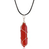 Carnelian Crystal Necklace Red Pendant - SKINMOZ MARKET