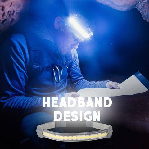 Led Lightweight Headlamp Rechargeable Flashlight - The Best Running Head Torch - SKINMOZ MARKET