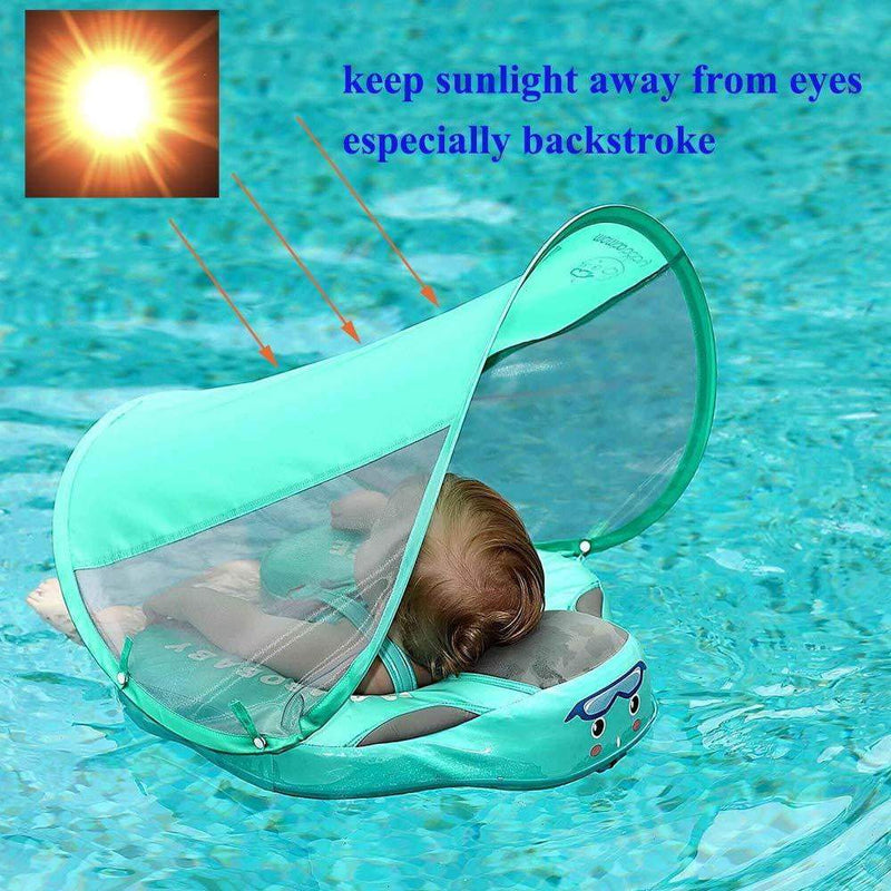 Baby Safety Float for Pool with Sunshade Canopy Infant And Toddler - SKINMOZ MARKET