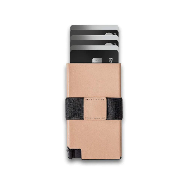 Metal Wallet: Metal Card Holder Leather Anti-Theft - Slim Aluminum Protection Wallet - SKINMOZ MARKET