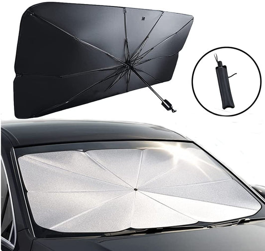 Car Sun Shade Protector Foldable Windshield  : Windshield Cover For Sun - SKINMOZ MARKET