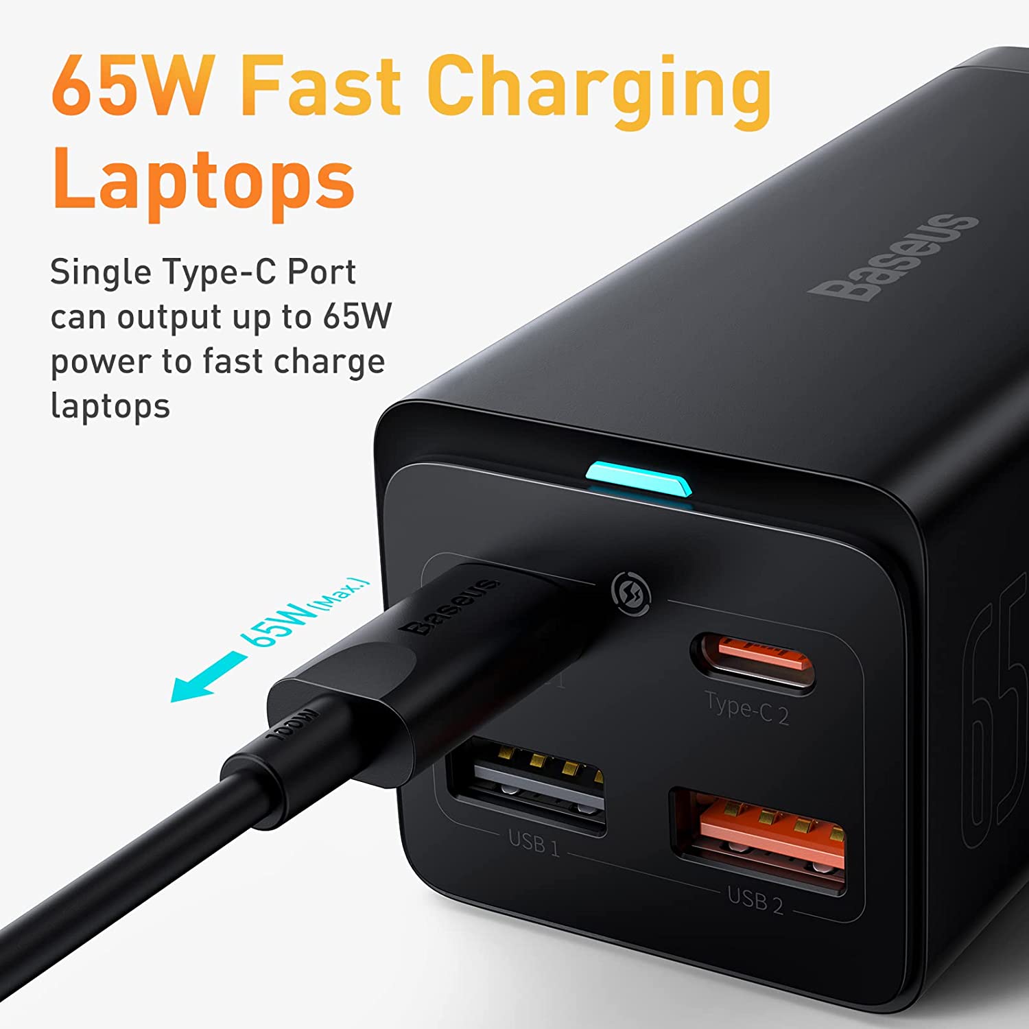 Gan Charger USB-C  : Fast Charging Multiport Charger For MacBook And Iphone - SKINMOZ MARKET