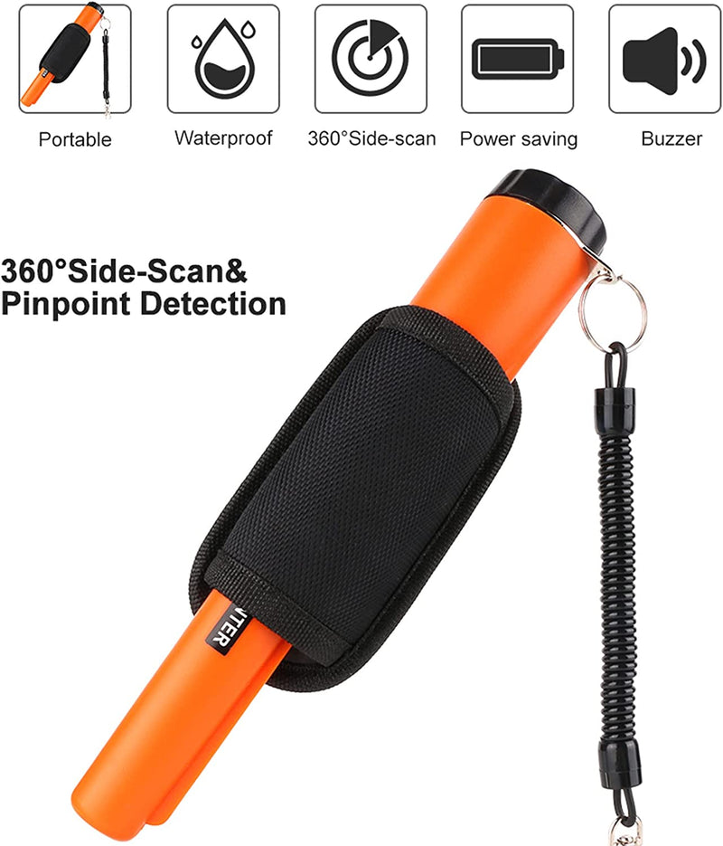 Metal Pointer Detecting : AT Pinpointing Waterproof With Belt And Holster - SKINMOZ MARKET