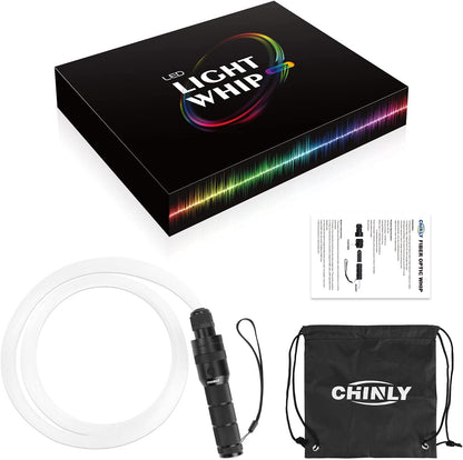Fiberflies: Fiber Optic Whip Dance Super Bright Light 40 Color Effect