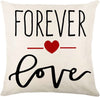 Valentines Day Pillow Covers 18x18 Set of 4: Valentines Cushion Case for Home