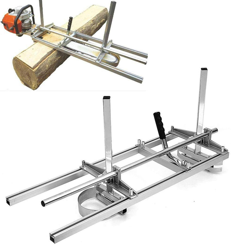 Chainsaw Sawmill Portable : Planking Milling Guide Bar Wood 36" / 48" inch - SKINMOZ MARKET