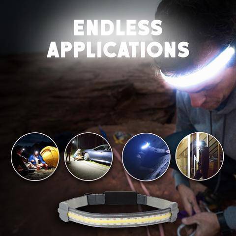 Led Lightweight Headlamp Rechargeable Flashlight - The Best Running Head Torch - SKINMOZ MARKET