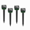 4Pcs Ultrasonic Solar Mole and Groundhog Repellent Gopher - Repellent Pest Rodent - SKINMOZ MARKET