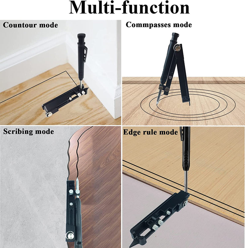 Scribing Tool: Multi-function Construction Pencil, Woodworking Measuring Tool - SKINMOZ MARKET