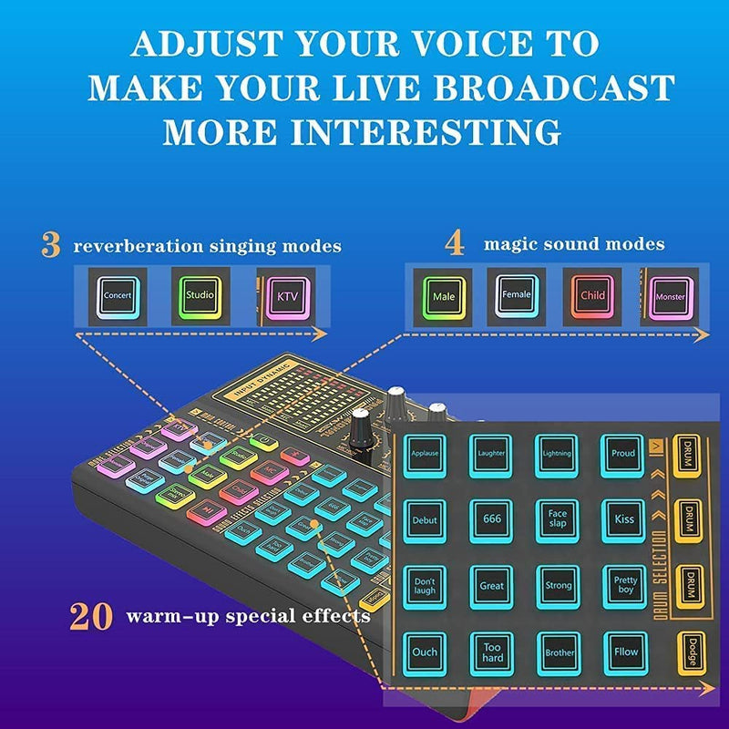 Voice Changer Live Board : Sound Mixer, Multiple Effects Streaming And Recording - SKINMOZ MARKET