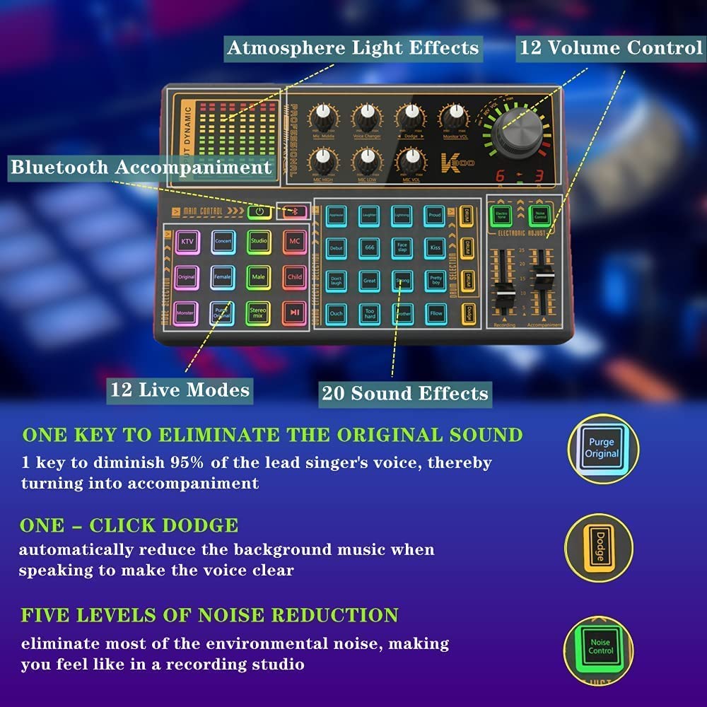 Voice Changer Live Board : Sound Mixer, Multiple Effects Streaming And Recording - SKINMOZ MARKET
