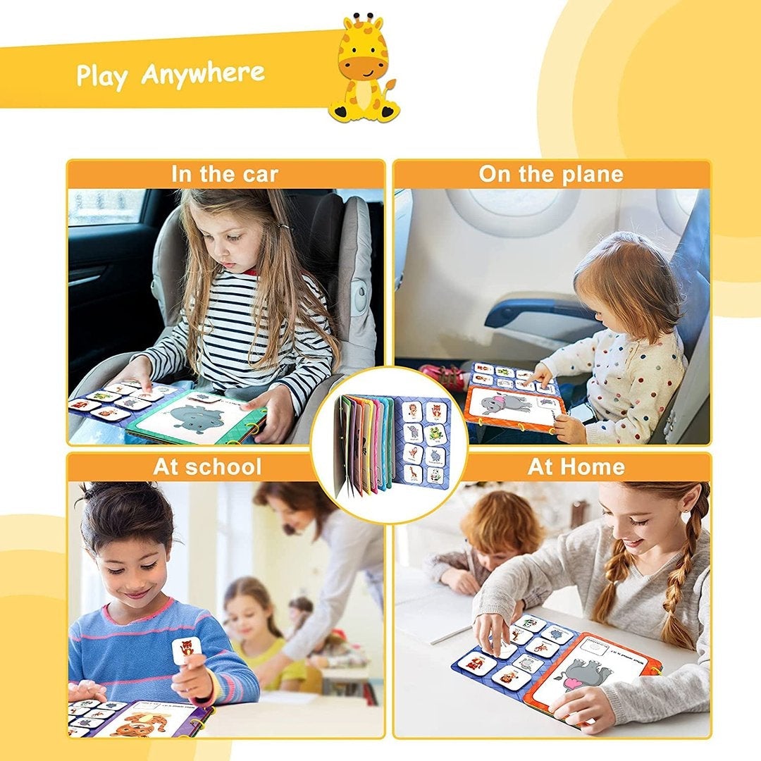 Busy Book For Kids: Montessori Educational Toys To Develop Learning Skills