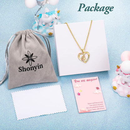 Unicorn Necklace for Women Girls: You Are Magical Necklace