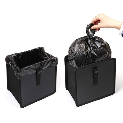 Car Trash Can : Foldable Car Garbage Bag Patented Car Bin Waste Basket Comfortable - SKINMOZ MARKET