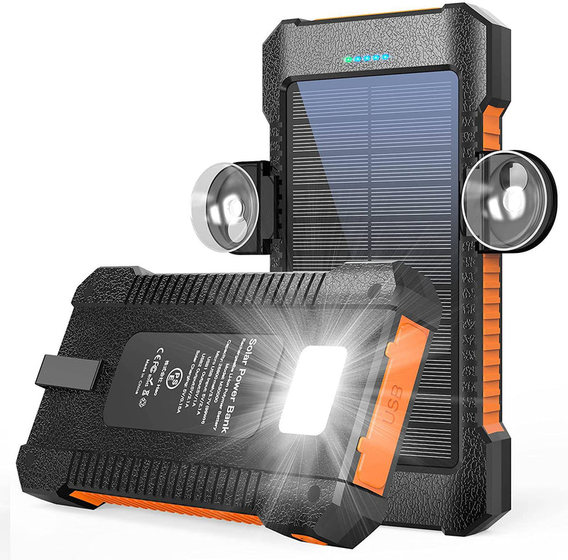 Solar Power Bank Portable 26800mAh Phone Charger - Fast Charging Battery - SKINMOZ MARKET