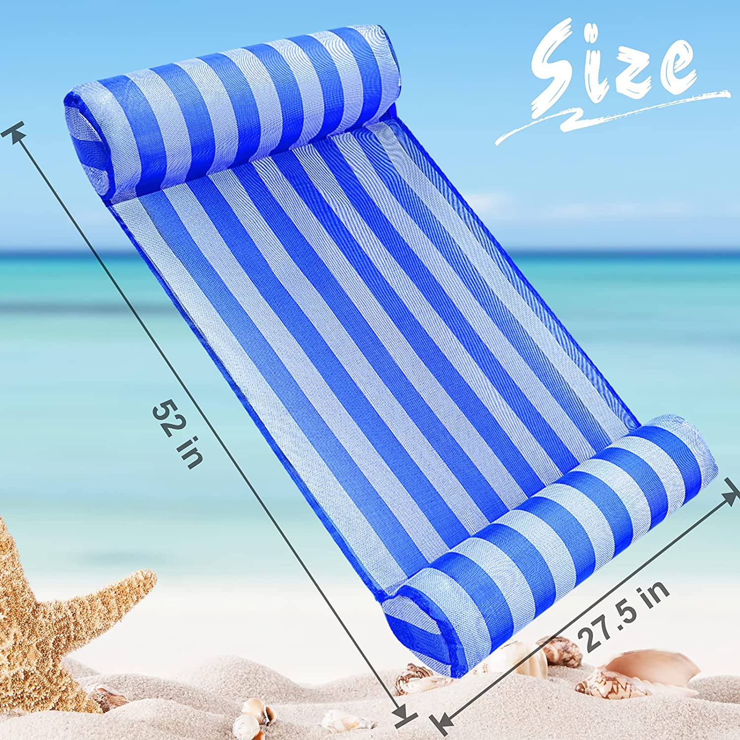 Premium Swimming Pool Floating Hammock - The Best inflatable chair With Air Pump - SKINMOZ MARKET