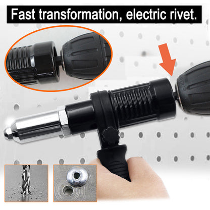 Rivet Gun Adapter Kit With Different Matching Nozzle Bolts