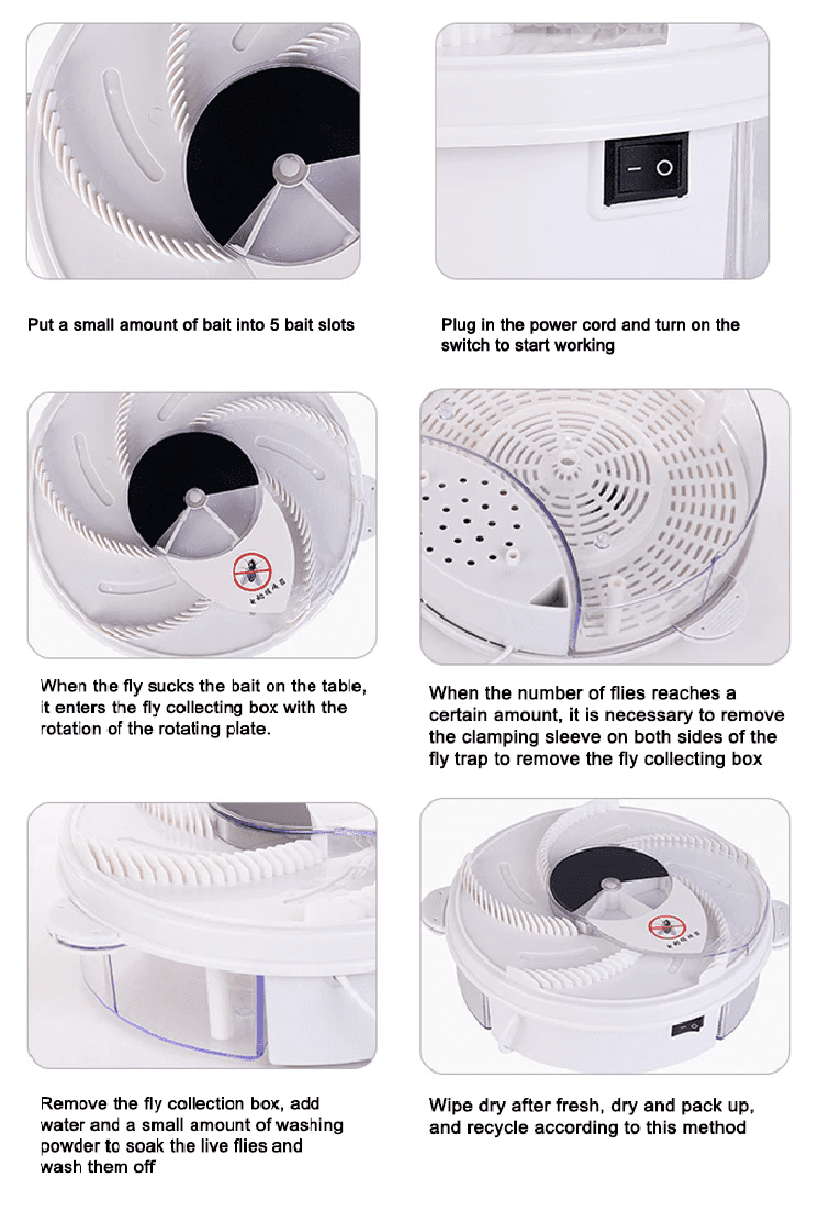 Automatic Electronic Fly Trap - SKINMOZ MARKET