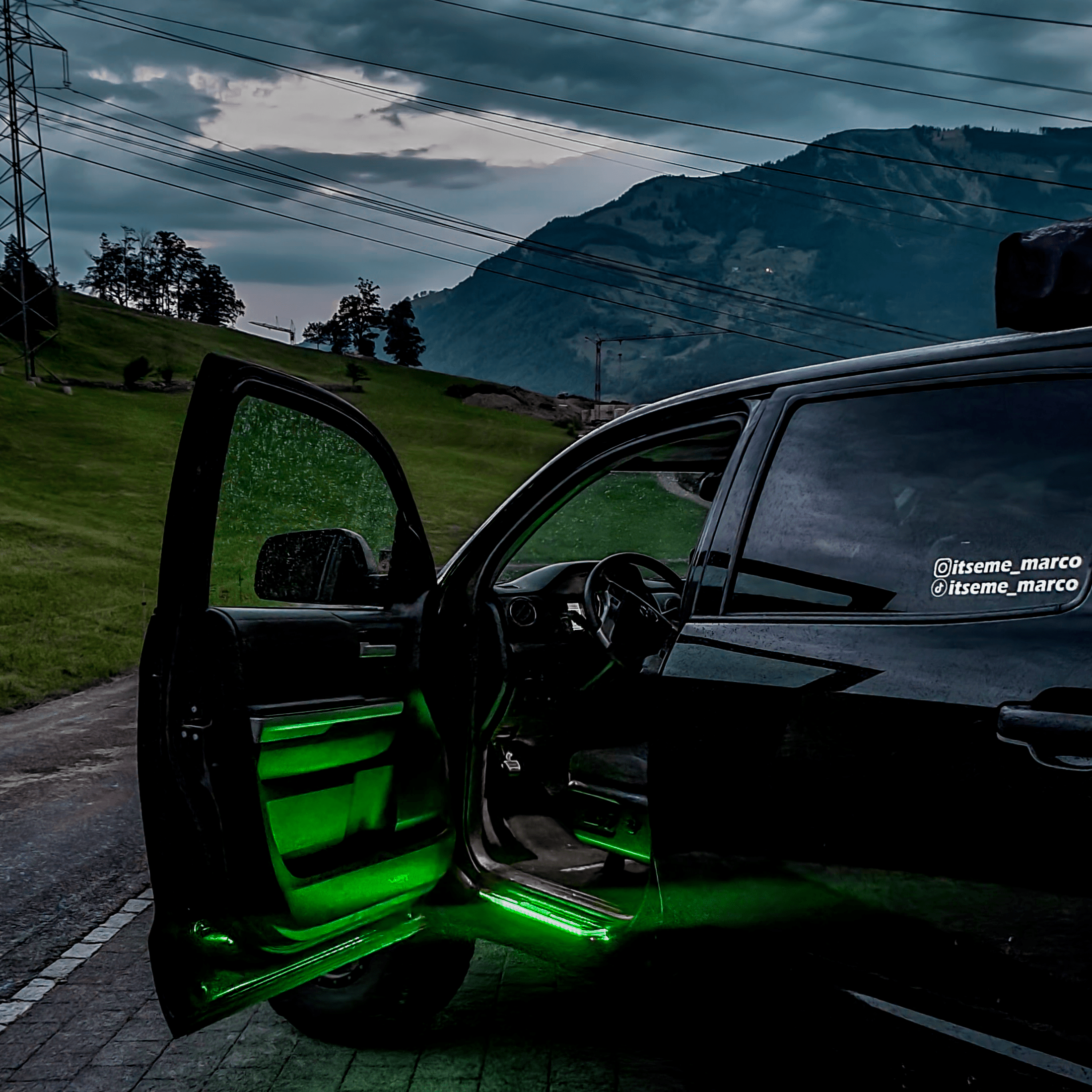 LED Car Door Sills Pro