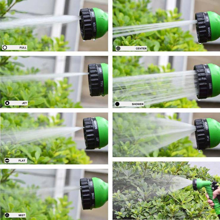 Expandable And Flexible Garden Hose  With 8 Function Up To 200 Ft - SKINMOZ MARKET
