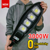 Solar Street Light - Outdoor Lamp IPX66 Waterproof 3000W Multi modes - SKINMOZ MARKET