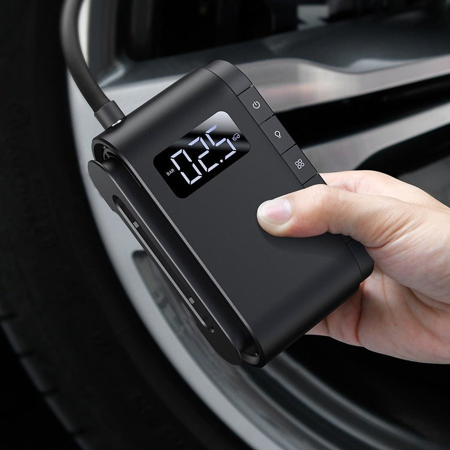 Air Compressor For Car Tire Inflator : Portable Mini Car Air Pump - SKINMOZ MARKET