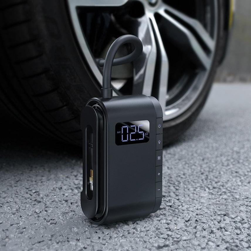 Air Compressor For Car Tire Inflator : Portable Mini Car Air Pump - SKINMOZ MARKET