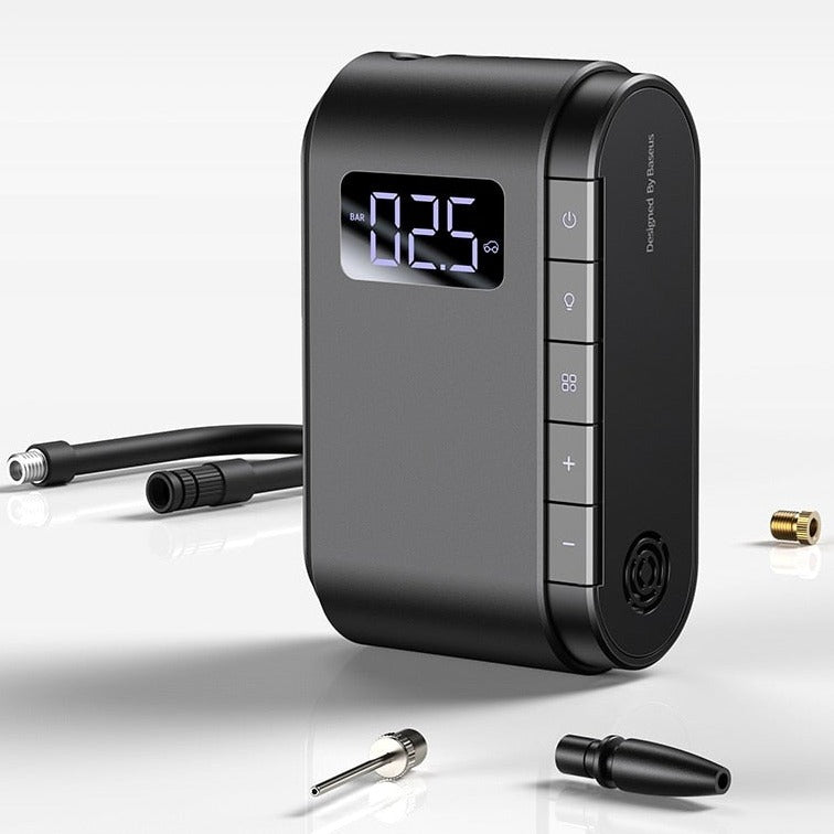 Air Compressor For Car Tire Inflator : Portable Mini Car Air Pump - SKINMOZ MARKET
