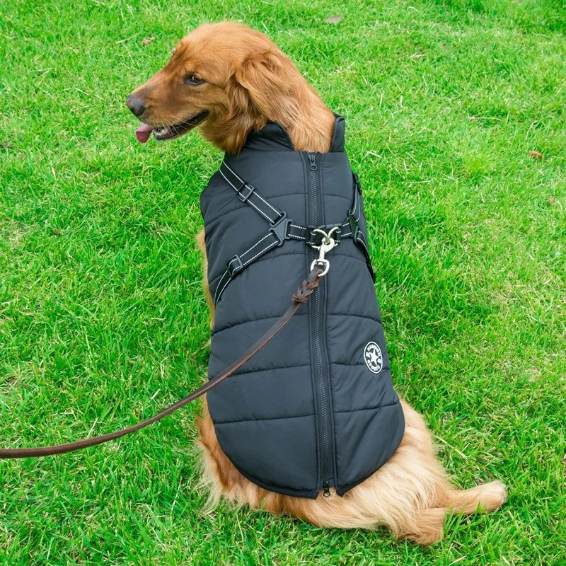Dog Jacket - Waterproof Winter Jacket with Built-in Harness - SKINMOZ MARKET