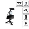 Load image into Gallery viewer, Tripod Stand with Phone Clamp Holder And Micro For Vlogging - SKINMOZ MARKET