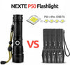 Brightest Flashlight: Ultra Bright 90000 Lumens Tactical Rechargeable Flashlight - SKINMOZ MARKET