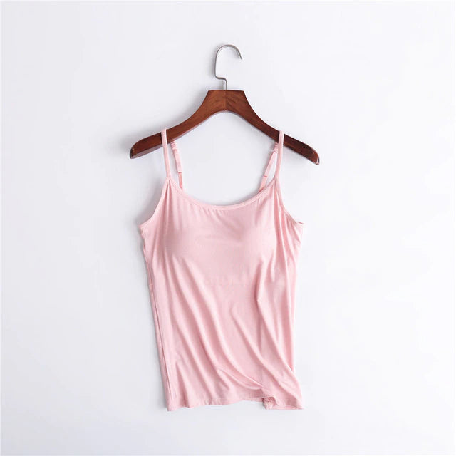 Tank Top With Built In Bra 2 IN 1