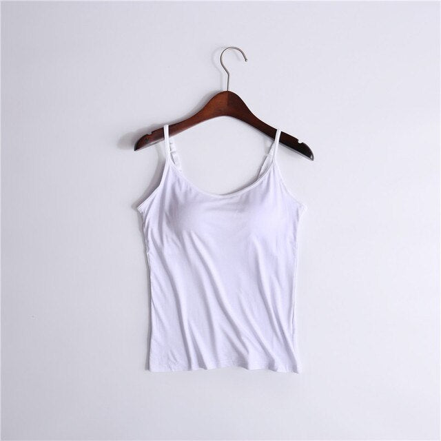 Tank Top With Built In Bra 2 IN 1