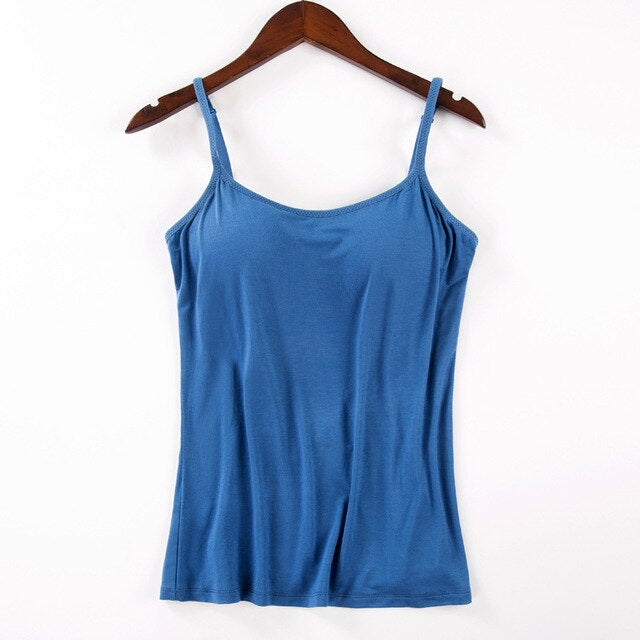 Tank Top With Built In Bra 2 IN 1