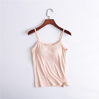 Tank Top With Built In Bra 2 IN 1