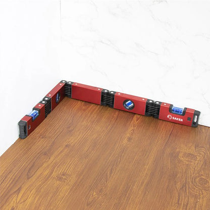 Foldable Level With 45°/90°/180° Bubbles - Saker Measuring Tool