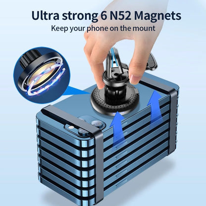 Magnetic Wireless Car Charger - Fast Car Charging Holder - SKINMOZ MARKET