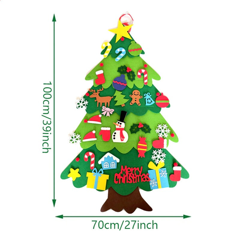 Christmas Tree DIY - Merry Christmas Decorations , New Year Tree For Kids - SKINMOZ MARKET