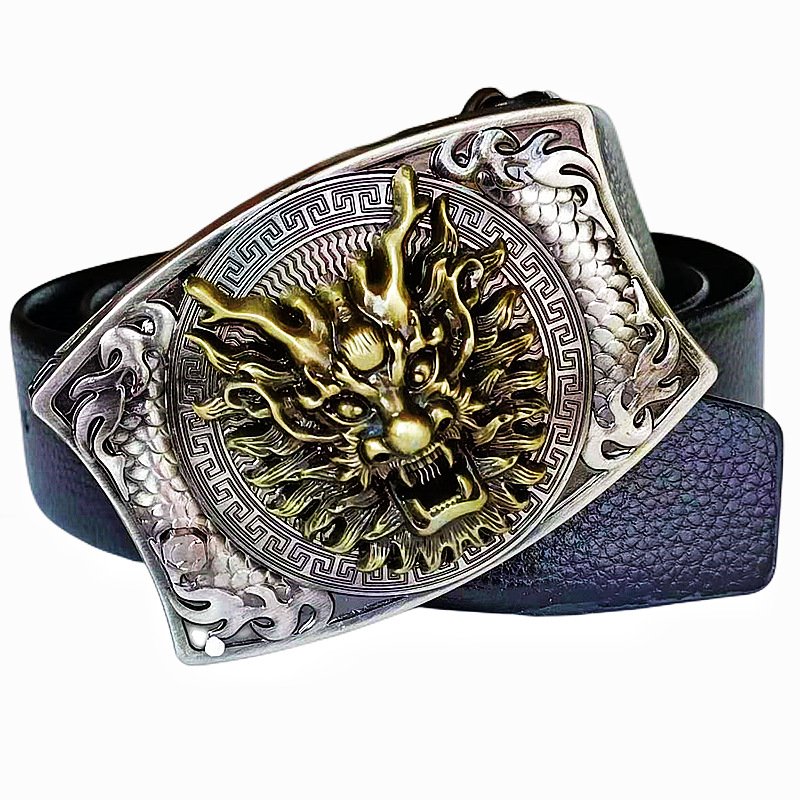 Self Defense Belt Alloy Buckle Belt: Fashion Men's Belt