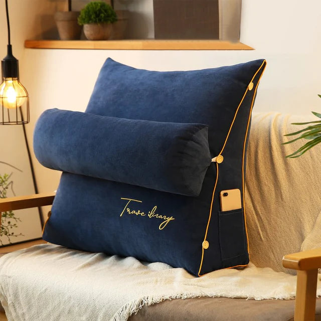 Backrest Reading Pillow - Luxury Reading Pillow For Bed
