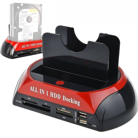 HDD Docking Station IDE SATA IDE Dual USB 2.0 : Clone Hard Drive Card Reader - SKINMOZ MARKET