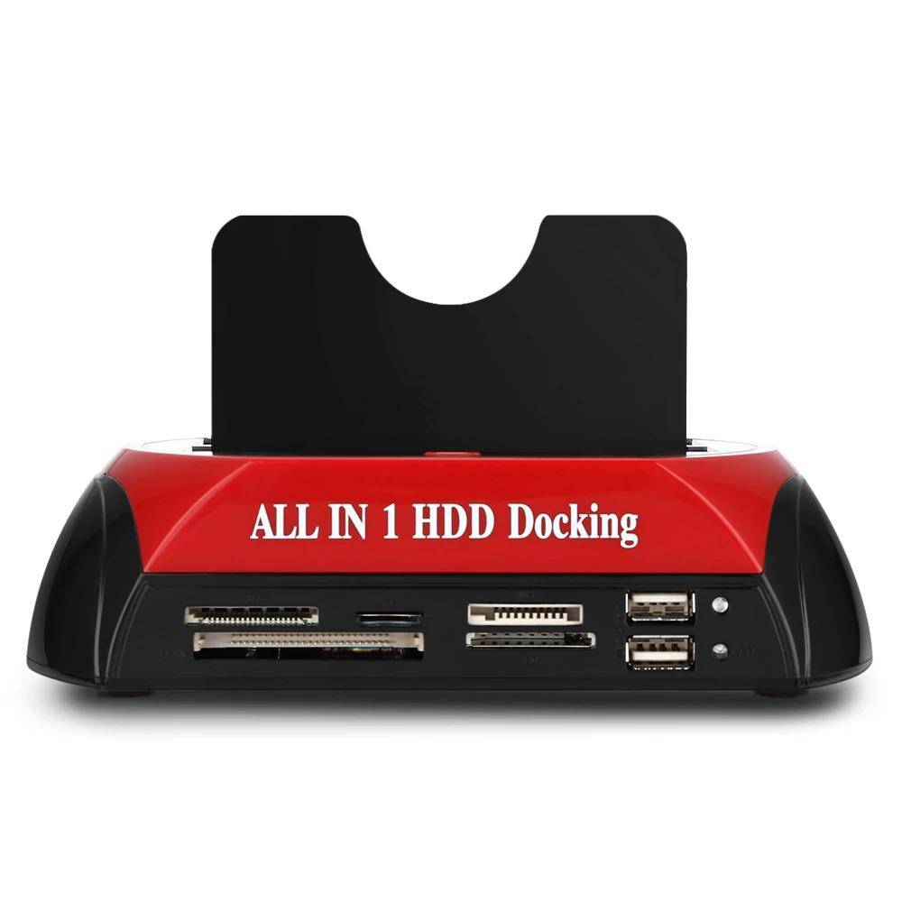 HDD Docking Station IDE SATA IDE Dual USB 2.0 : Clone Hard Drive Card Reader - SKINMOZ MARKET