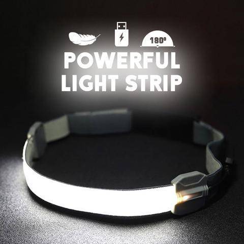 Led Lightweight Headlamp Rechargeable Flashlight - The Best Running Head Torch - SKINMOZ MARKET
