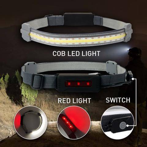 Led Lightweight Headlamp Rechargeable Flashlight - The Best Running Head Torch - SKINMOZ MARKET