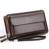 Load image into Gallery viewer, Mens Clutch Bag Handbag : Luxury Business  Wallet Mini Hand Bag Black - Brown - SKINMOZ MARKET
