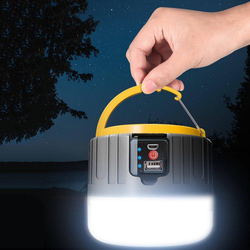 Camping Light Lantern Solar LED Rechargeable With Remote USB Power bank - SKINMOZ MARKET